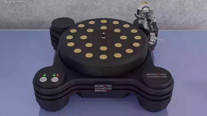 A turntable - gramophone - vinyl record player