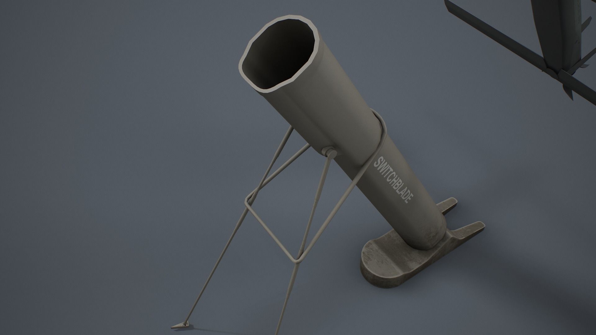 Switchblade 300 UAV Low-poly 3D model