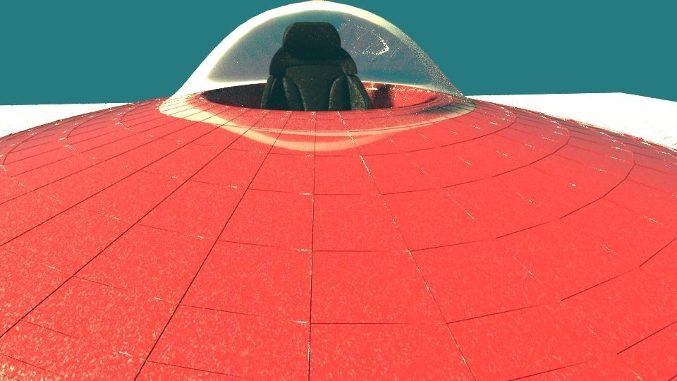 Space alliance jet Free low-poly 3D model_2