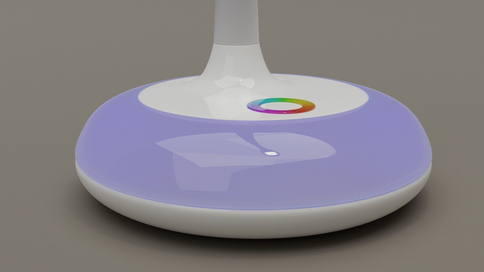 Table lamp with night light 3D model_2