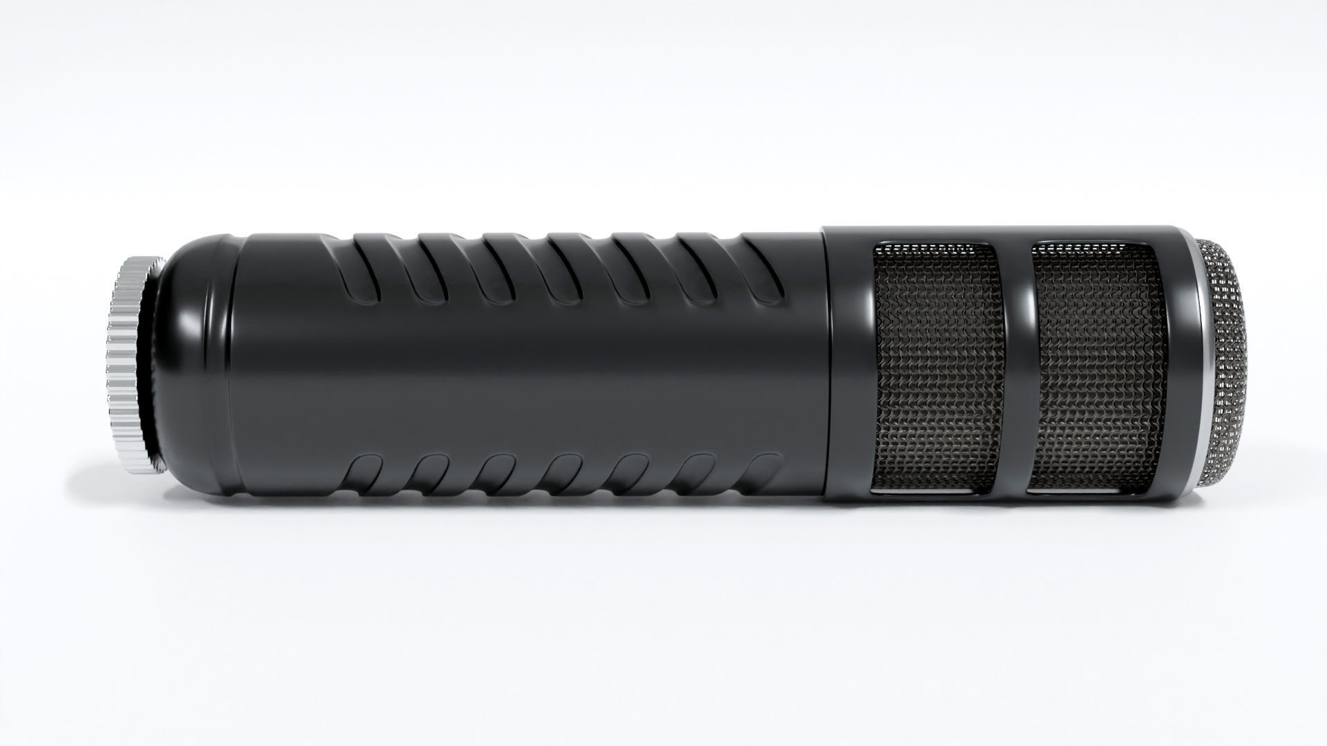 RODE Procaster Microphone with PSA1 Studio Boom Arm 3D model_3