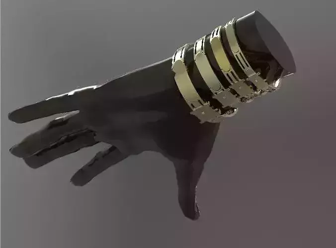 22 men  bracelets gold 3D print model