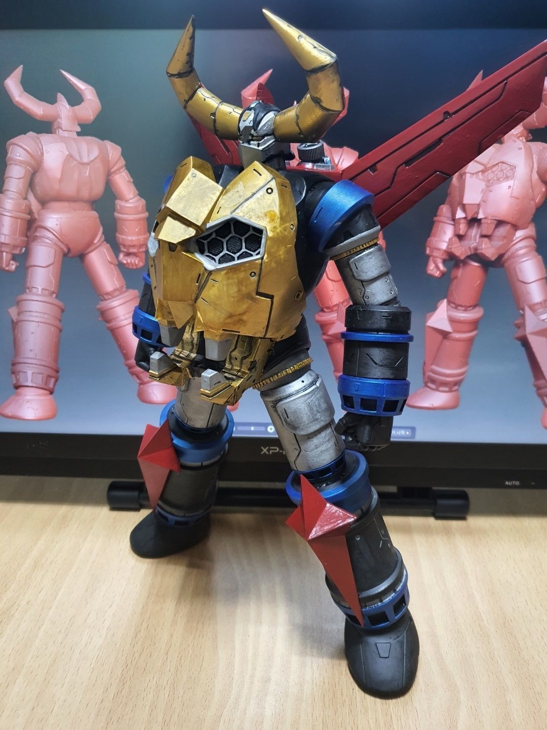 Gaiking Super Robot 3D print model_5