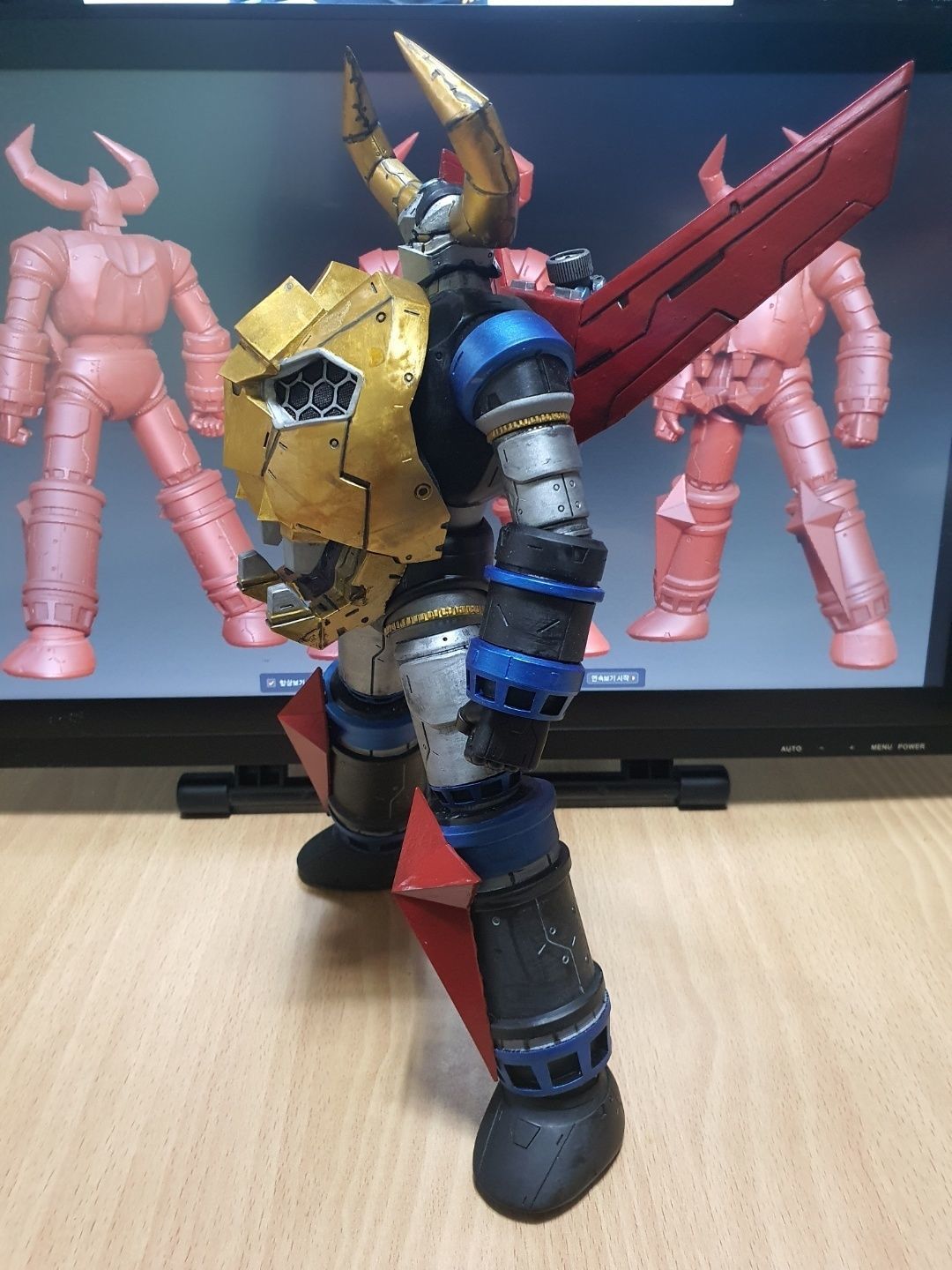 Gaiking Super Robot 3D print model_1