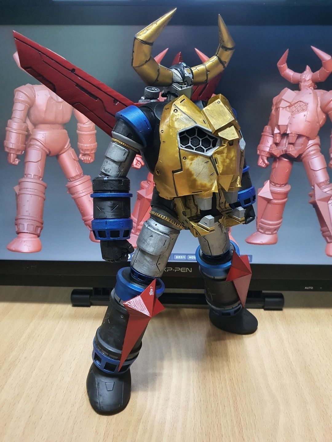 Gaiking Super Robot 3D print model_3
