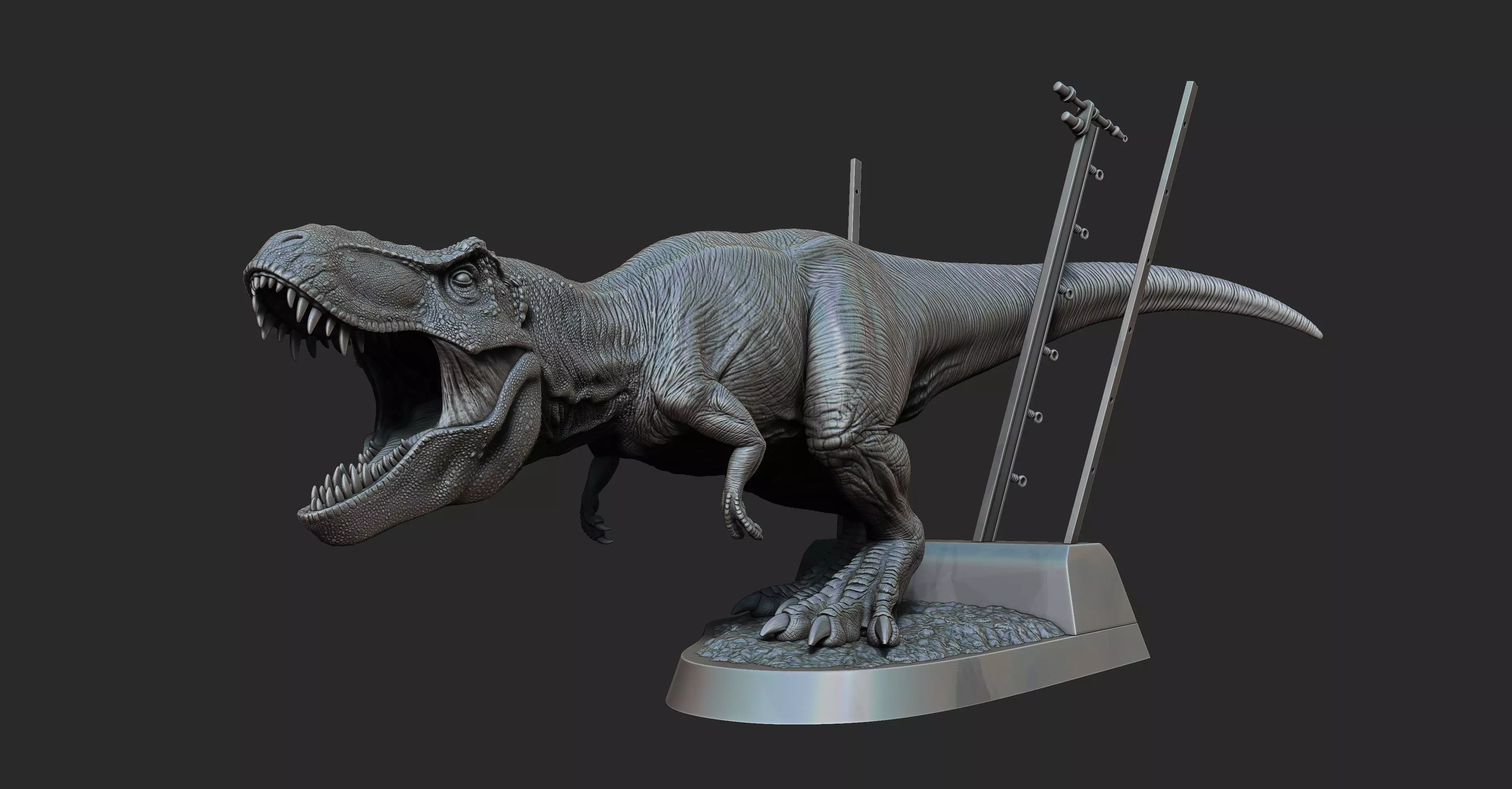Jurassic park Jurassic World Tyrannosaurus Rex - 3D Print Model 3D print model_0