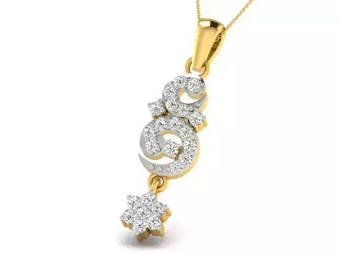 Women Pendant 3DM STL OBJ FBX Render Details 3D print model Women Pendant 3DM STL OBJ FBX Render Details 3D print model