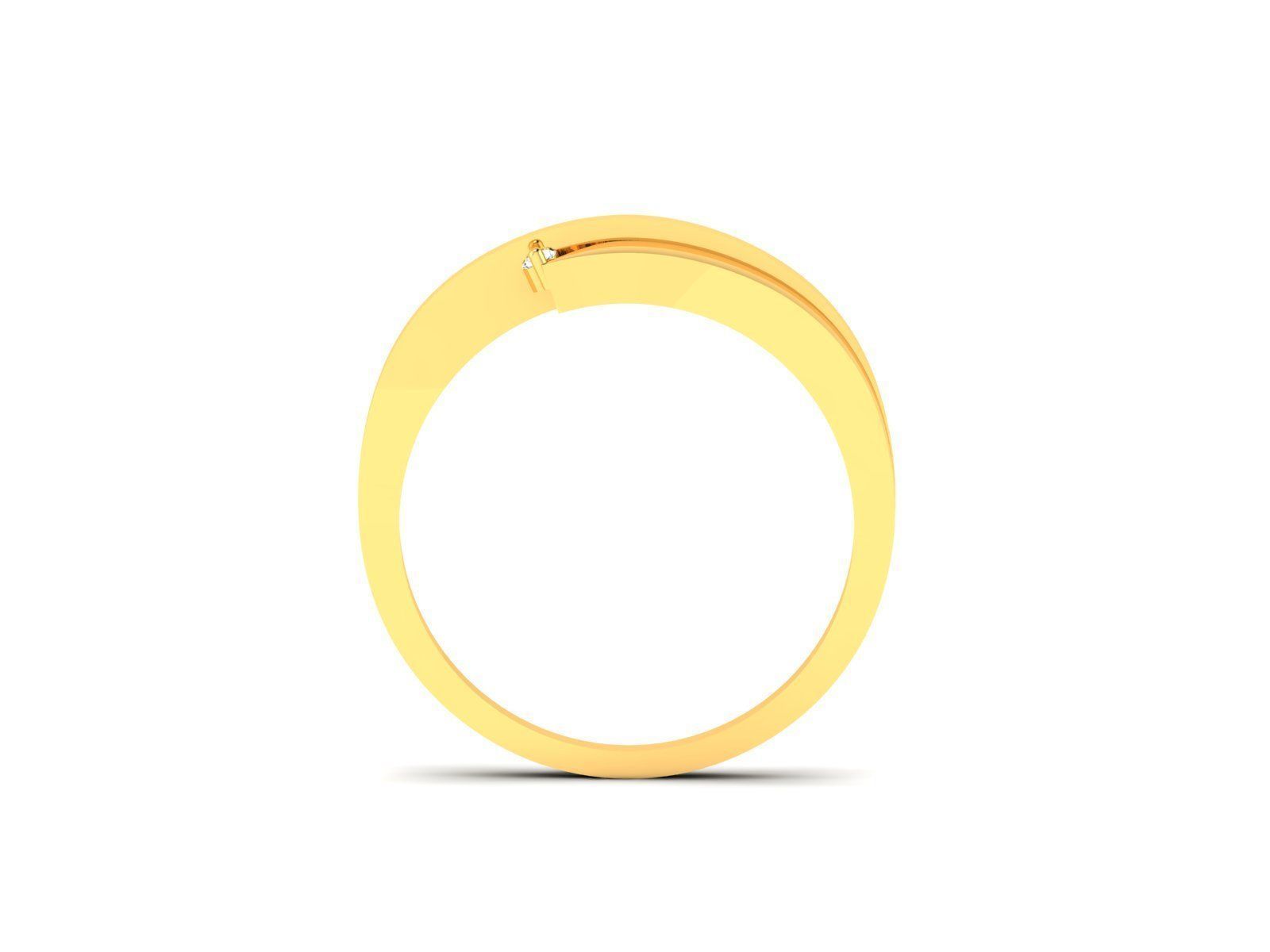 Solitaire Ring 3DM STL OBJ FBX Render Details 3D print model_2