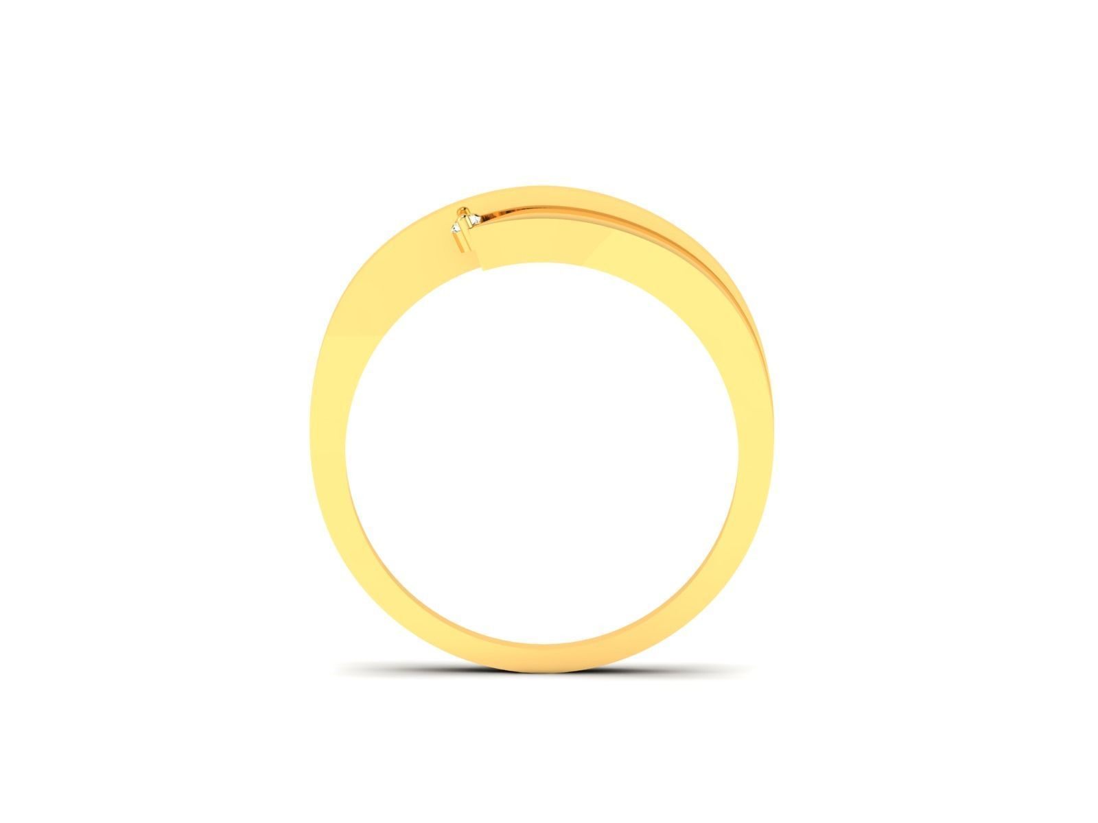 Solitaire Ring 3DM STL OBJ FBX Render Details 3D print model_3