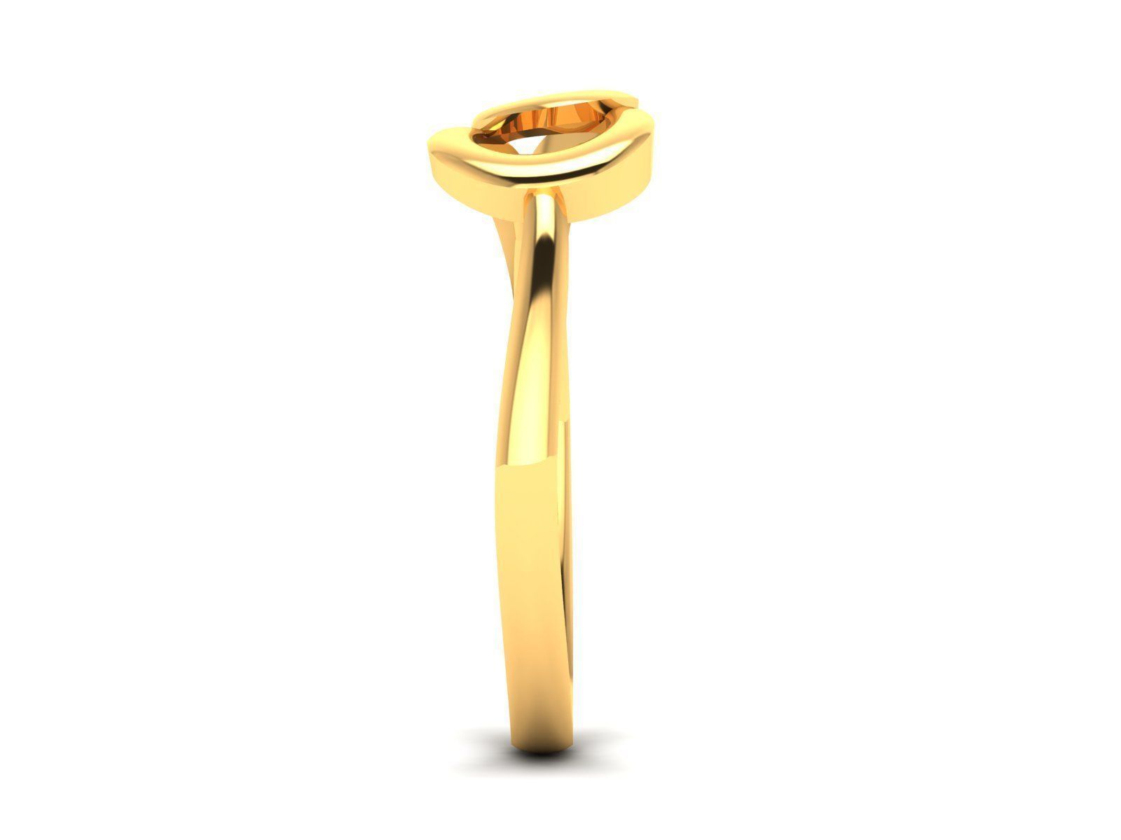 Solitaire Ring 3DM STL OBJ FBX Render Details 3D print model_4