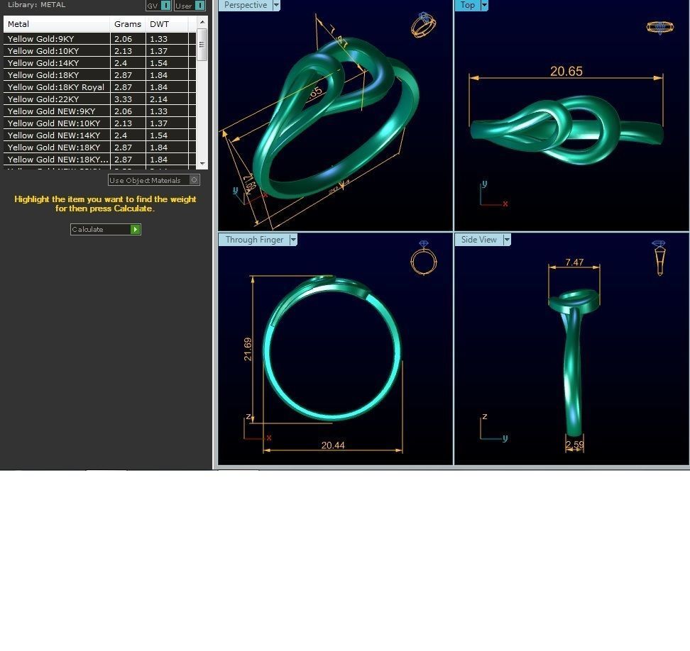 Solitaire Ring 3DM STL OBJ FBX Render Details 3D print model_8