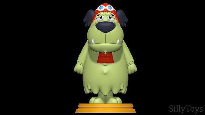 Muttley -  Wacky Races  3D print model