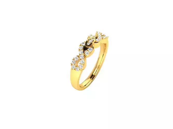 Solitaire Ring 3DM STL OBJ FBX Render Details