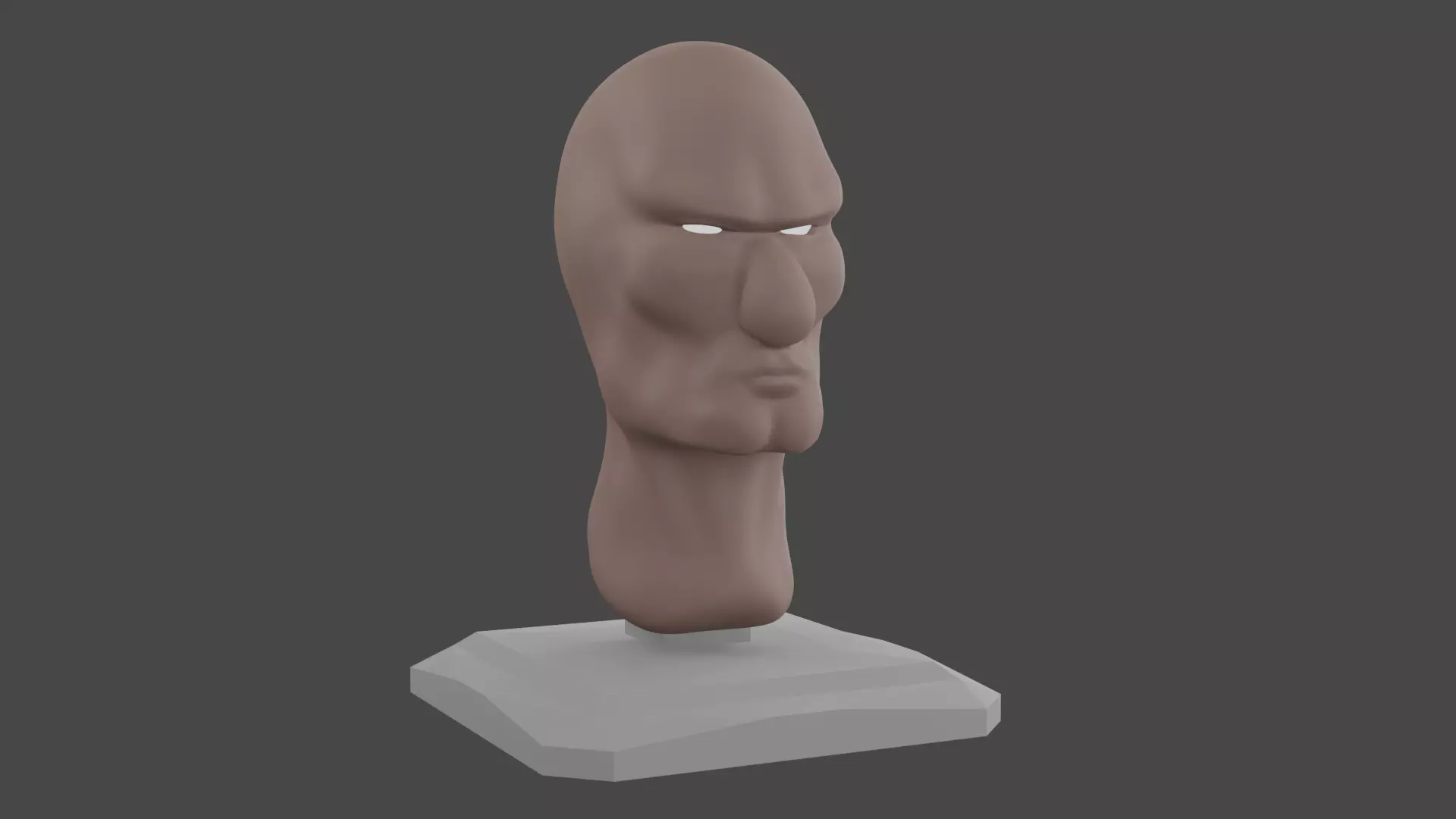 Villager Head Sculpt Free 3D print model