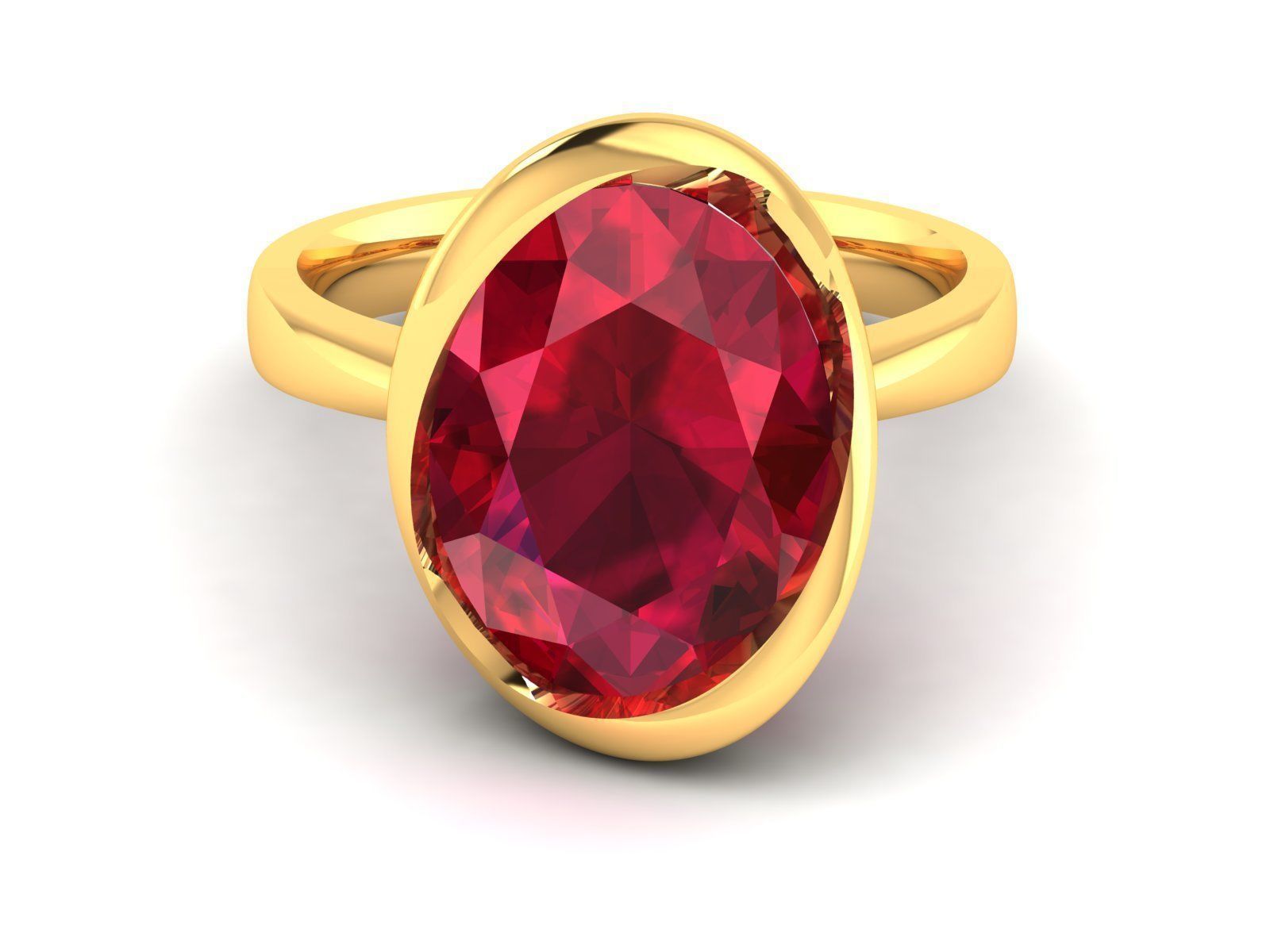 Solitaire Ring 3DM STL OBJ FBX Render Details 3D print model_6