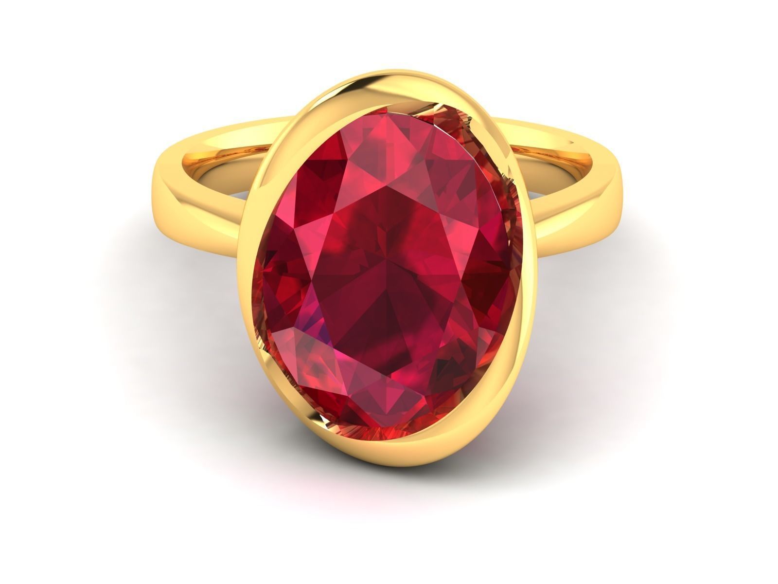 Solitaire Ring 3DM STL OBJ FBX Render Details 3D print model_7