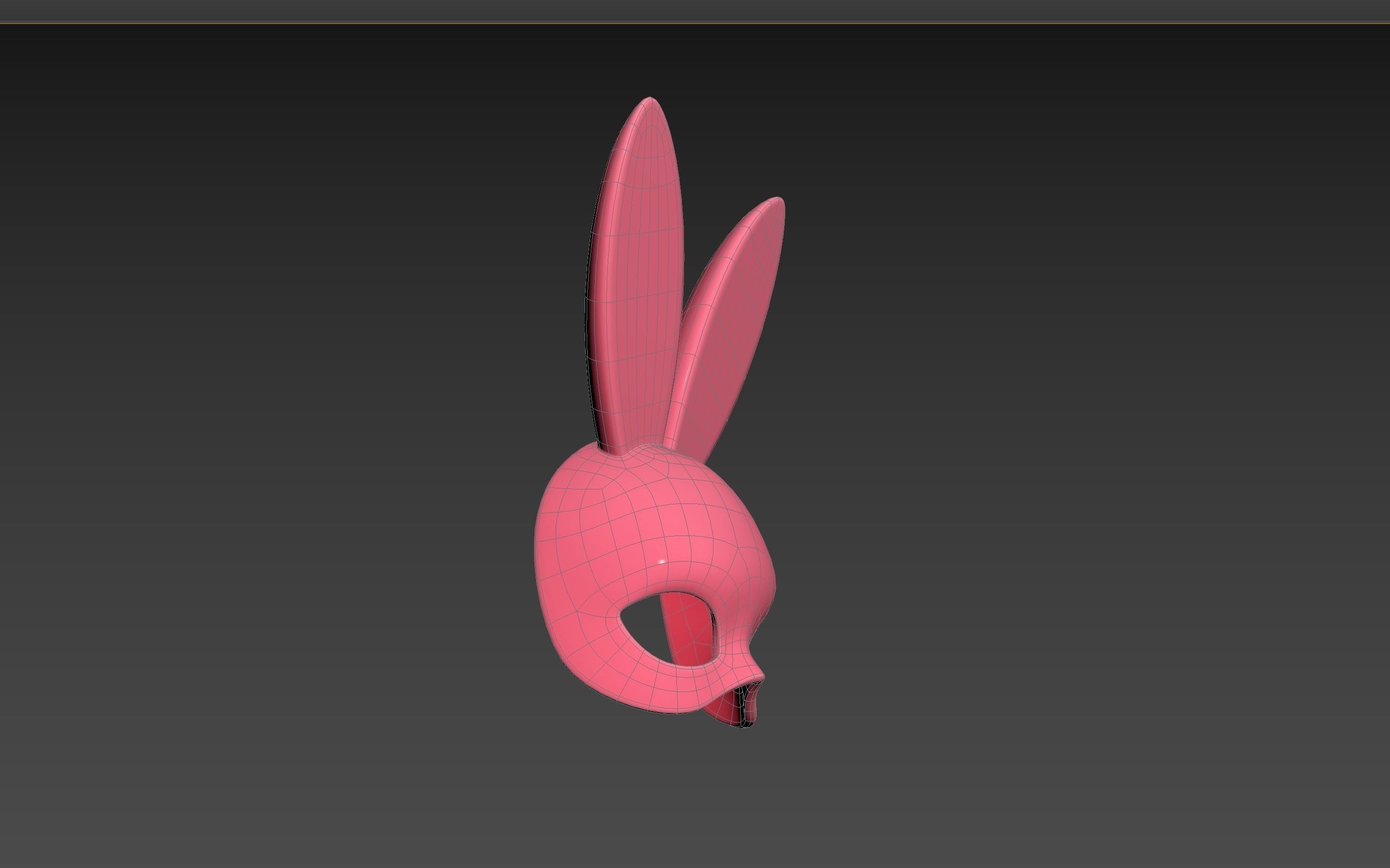 Prop107 Rabbit Mask 3D model_15