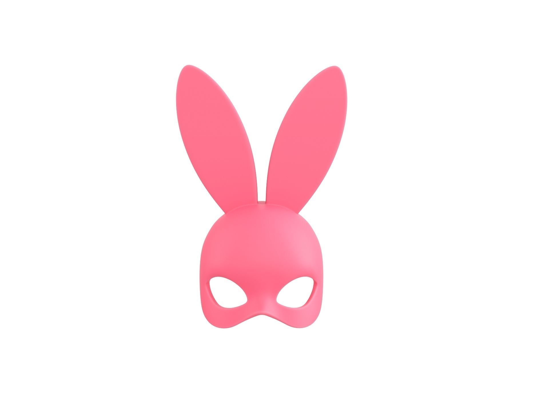 Prop107 Rabbit Mask 3D model_1