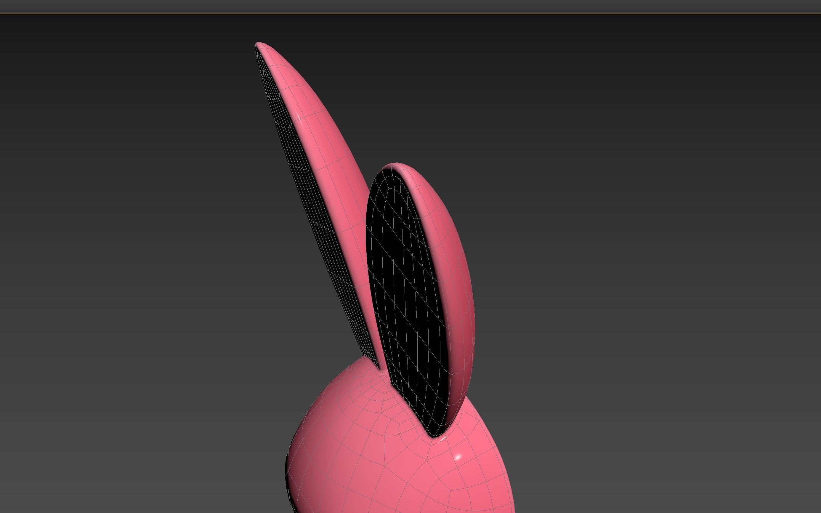 Prop107 Rabbit Mask 3D model_23