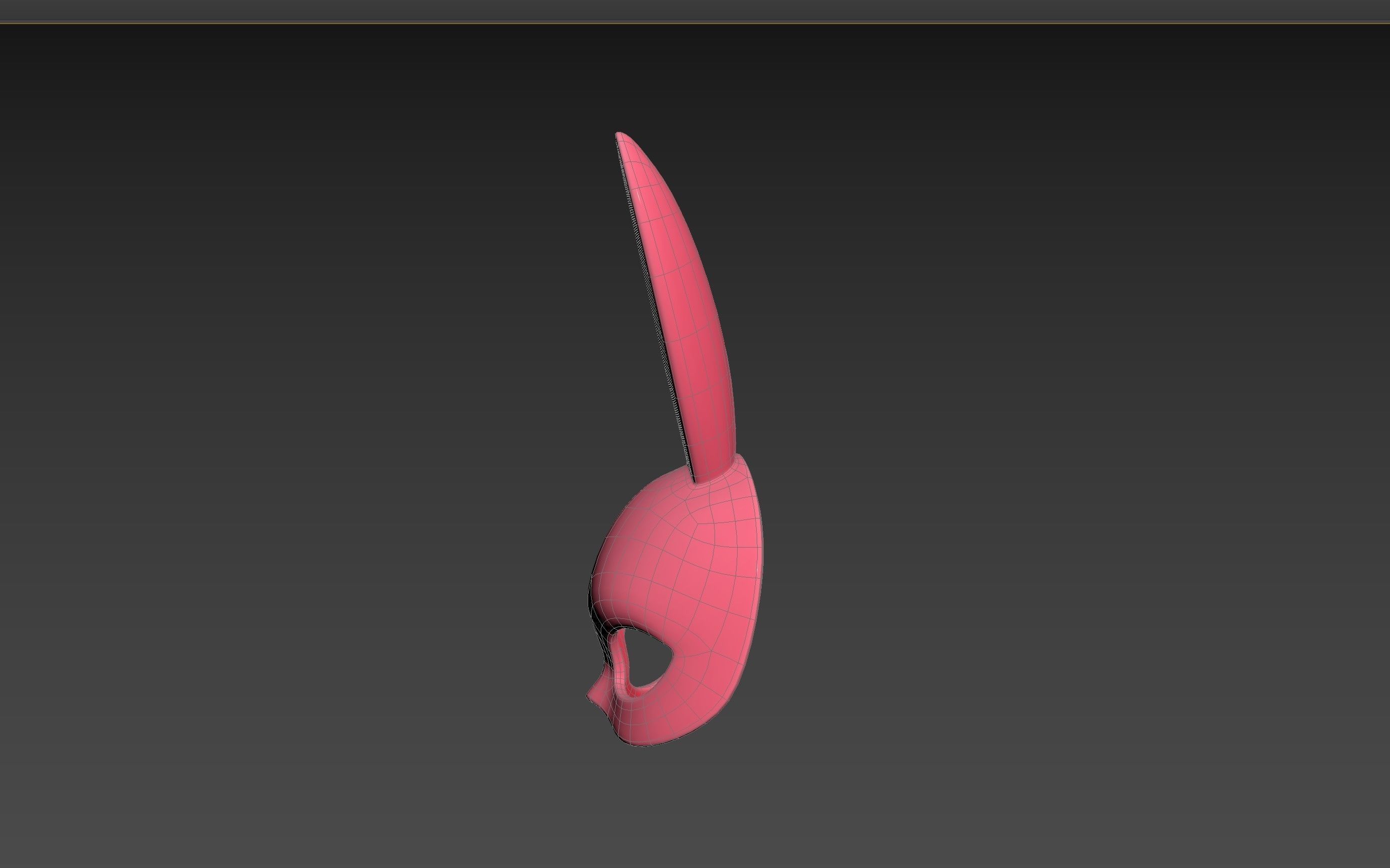 Prop107 Rabbit Mask 3D model_21
