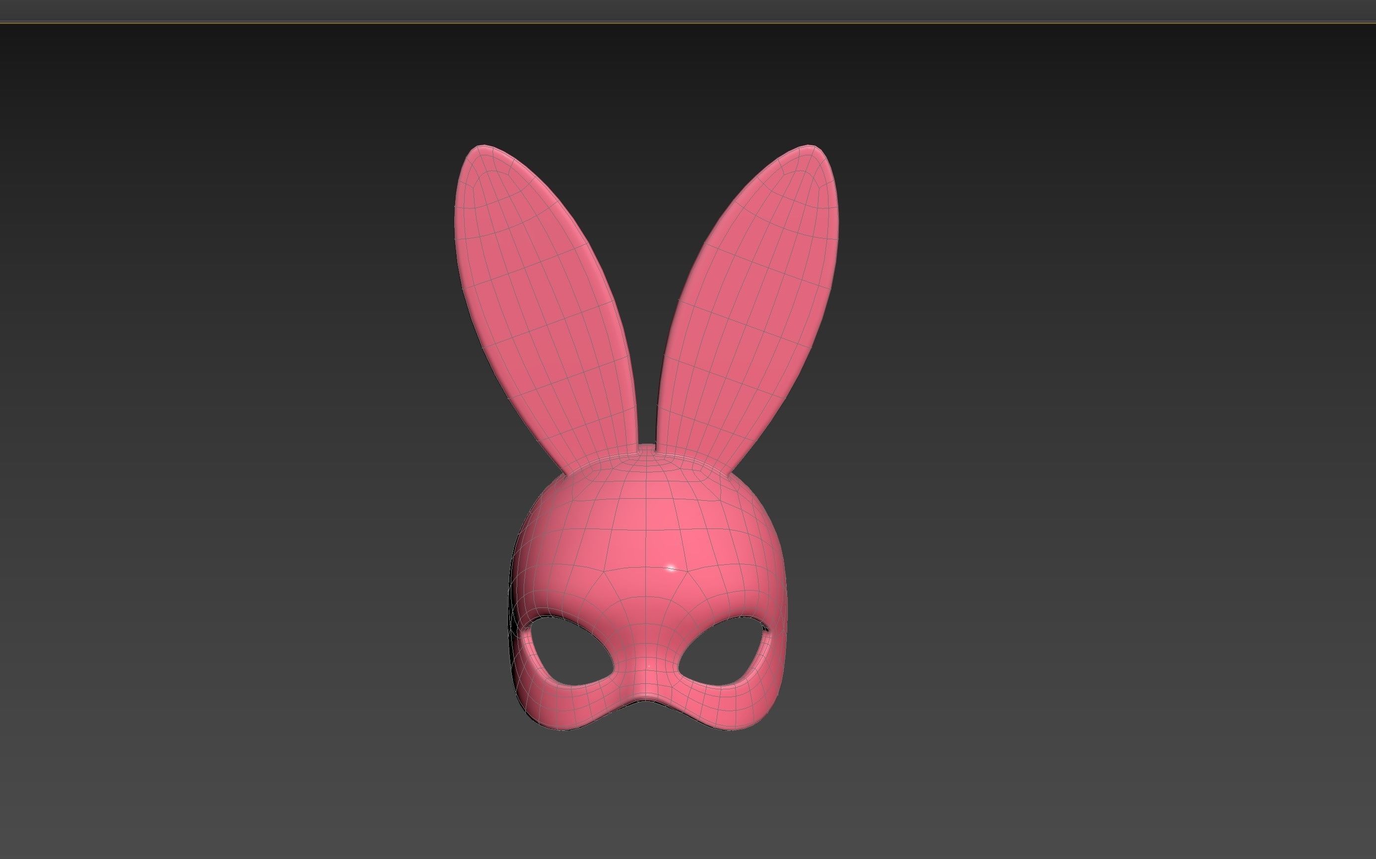 Prop107 Rabbit Mask 3D model_13