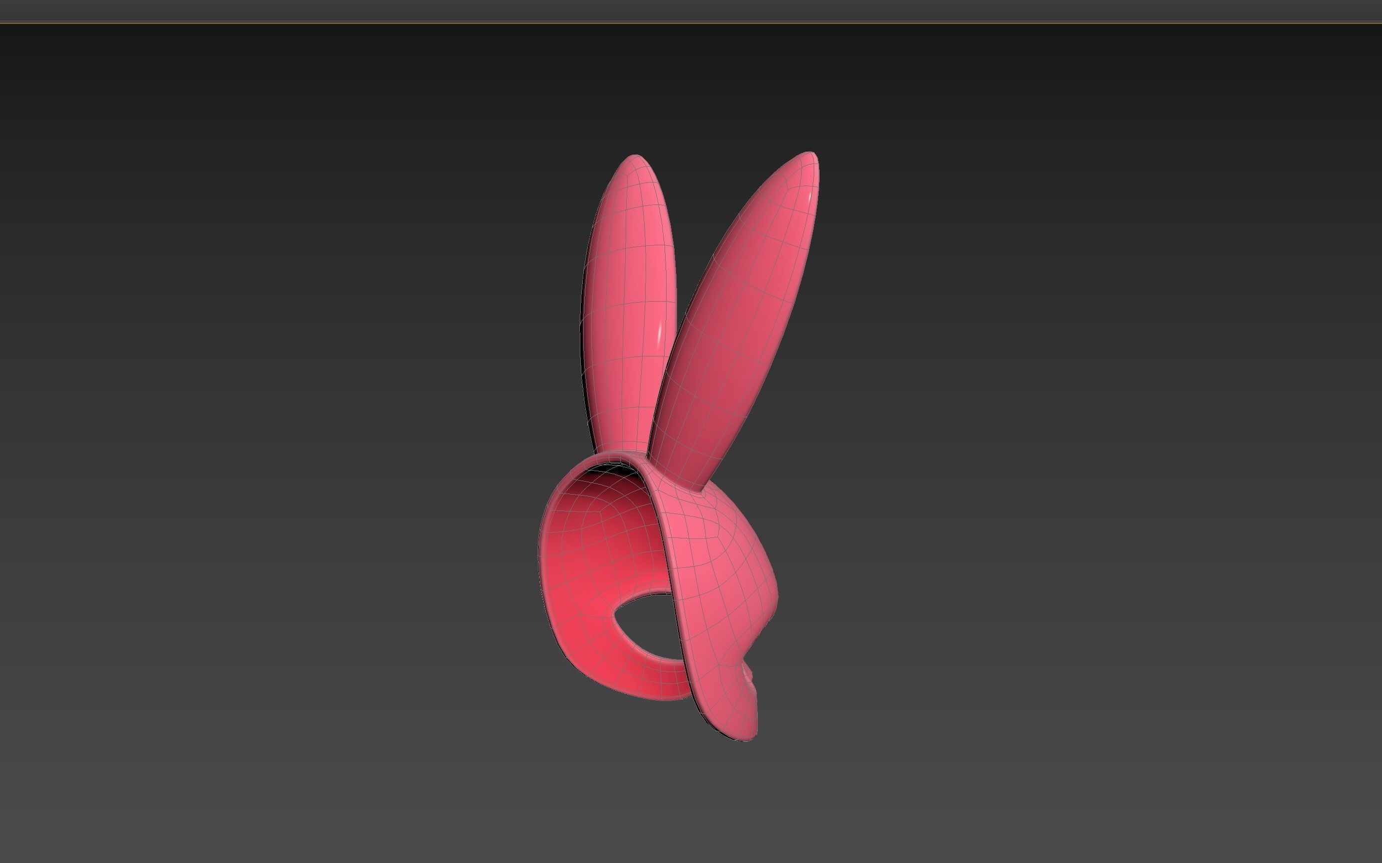Prop107 Rabbit Mask 3D model_17