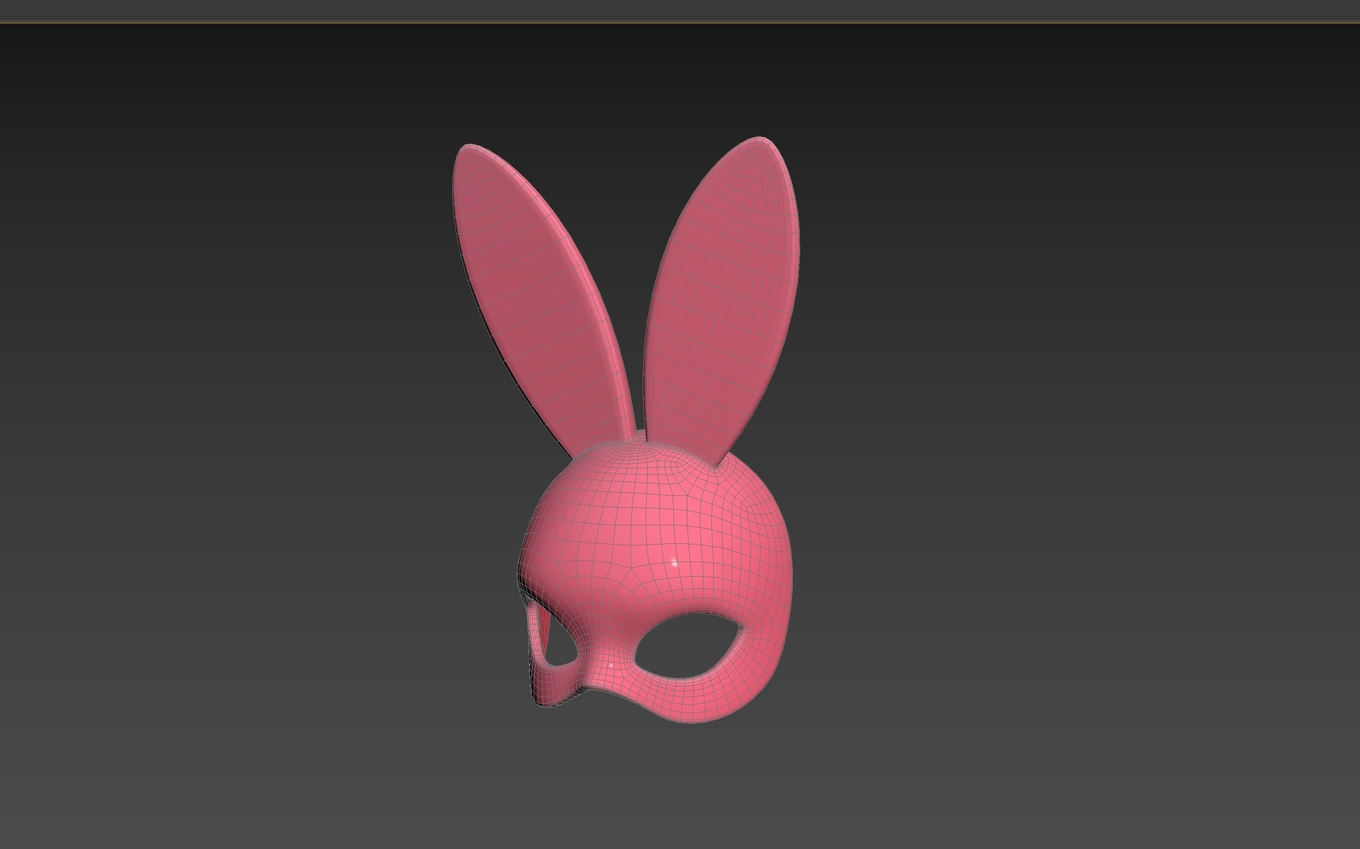 Prop107 Rabbit Mask 3D model_12