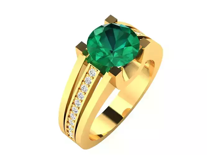 Solitaire Wedding Engagement Ring