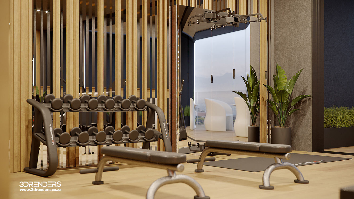 Corona - C4D Scene files - Gym 3D model_5