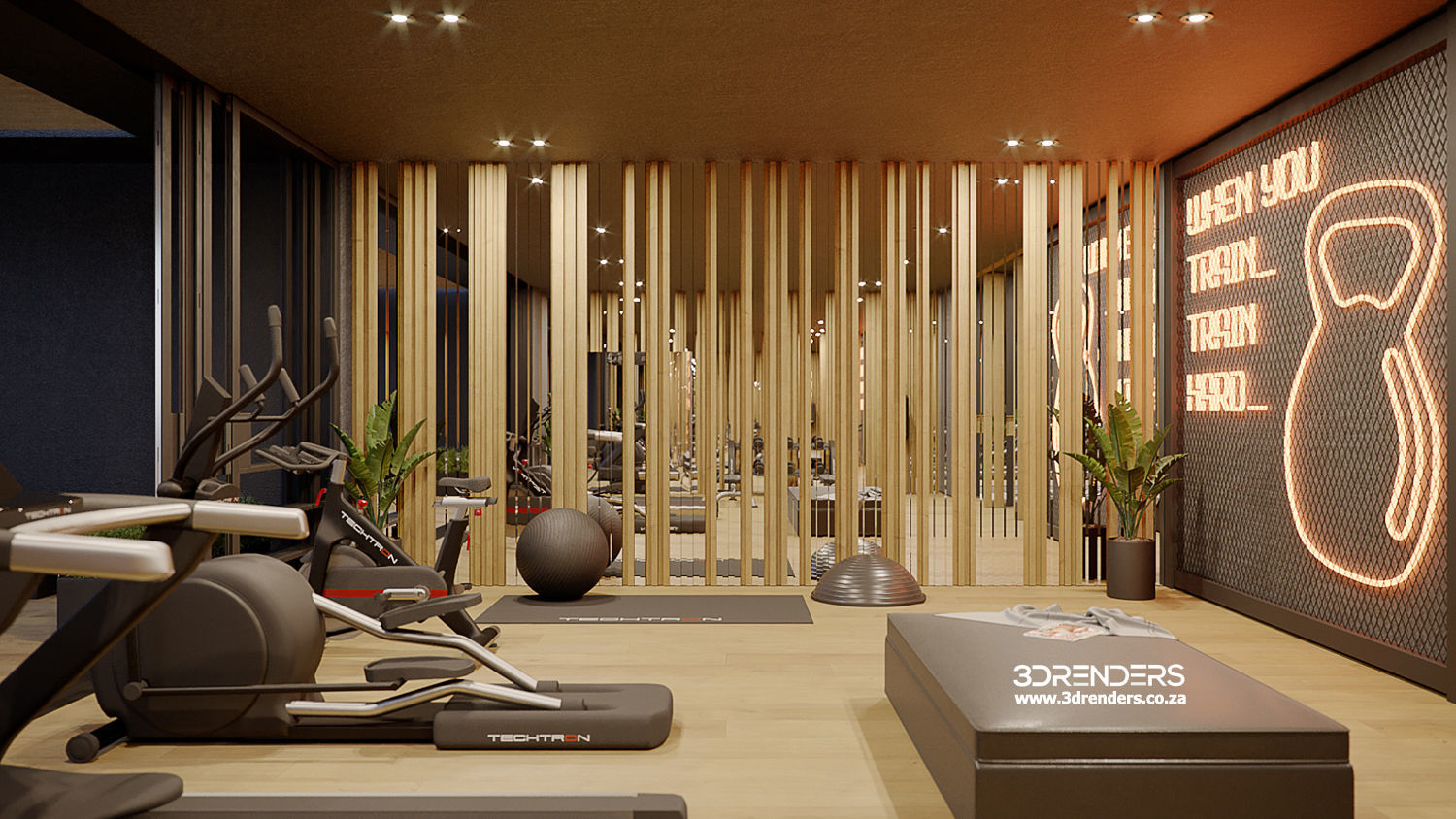 Corona - C4D Scene files - Gym 3D model_1