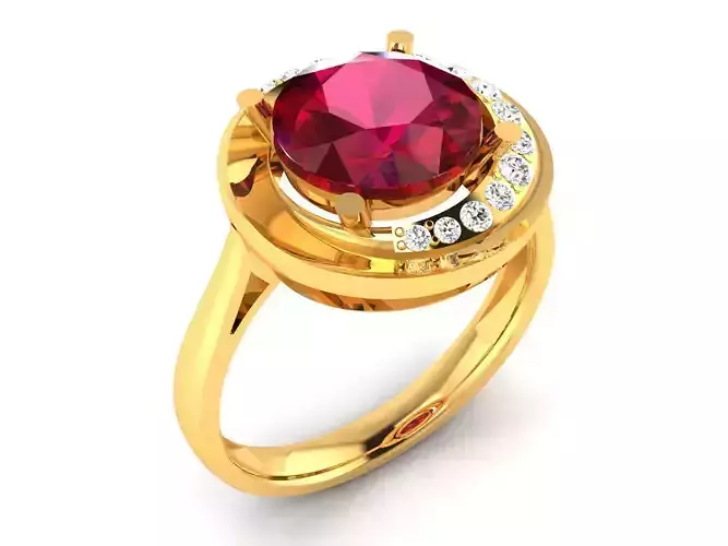 Solitaire Wedding Engagement Ring