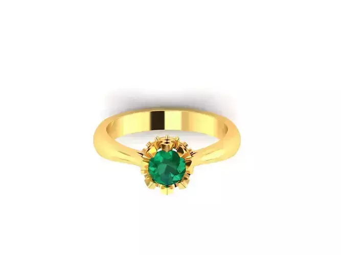 Solitaire Wedding Engagement Ring