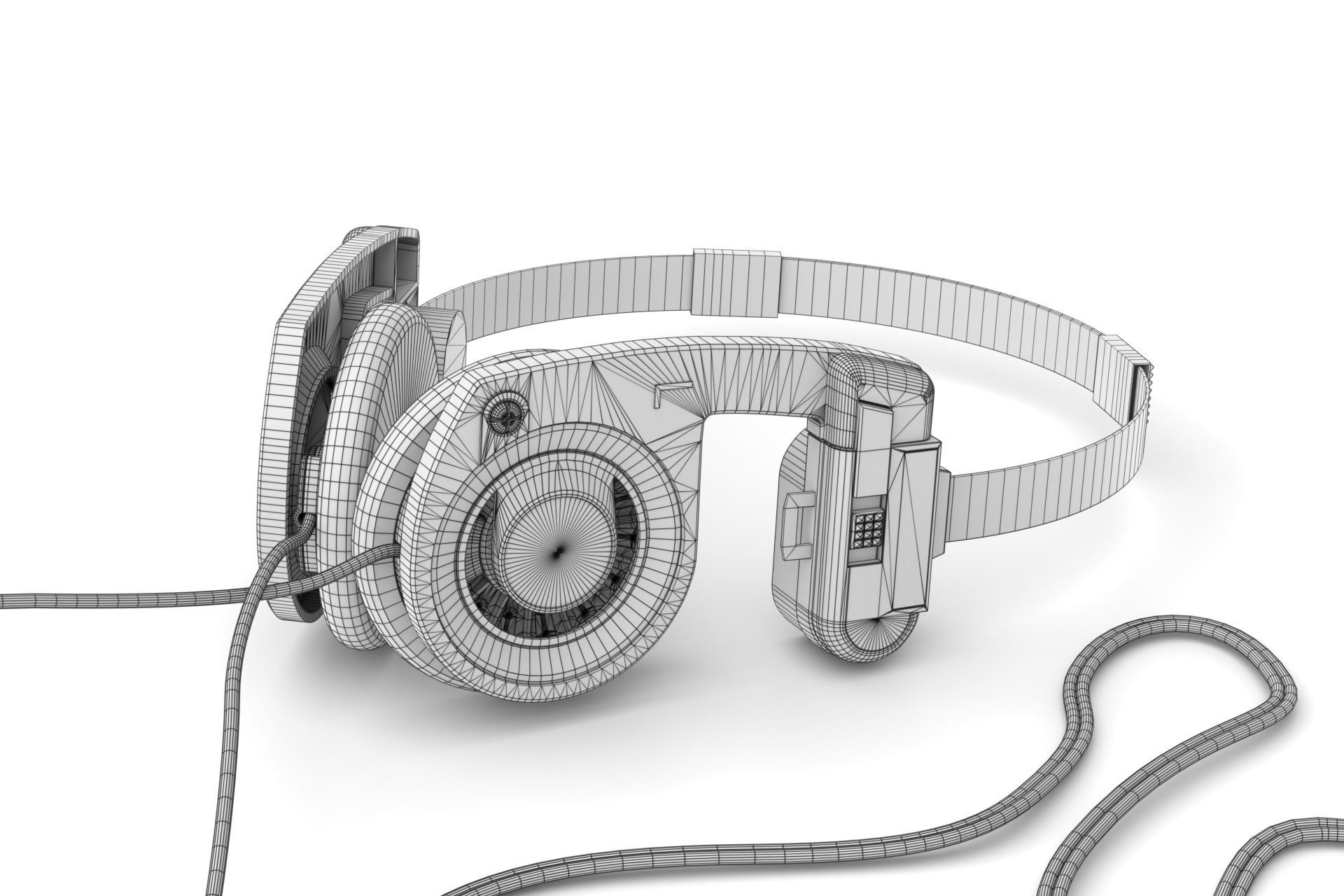 KOSS PortaPro headphones 3D model_16