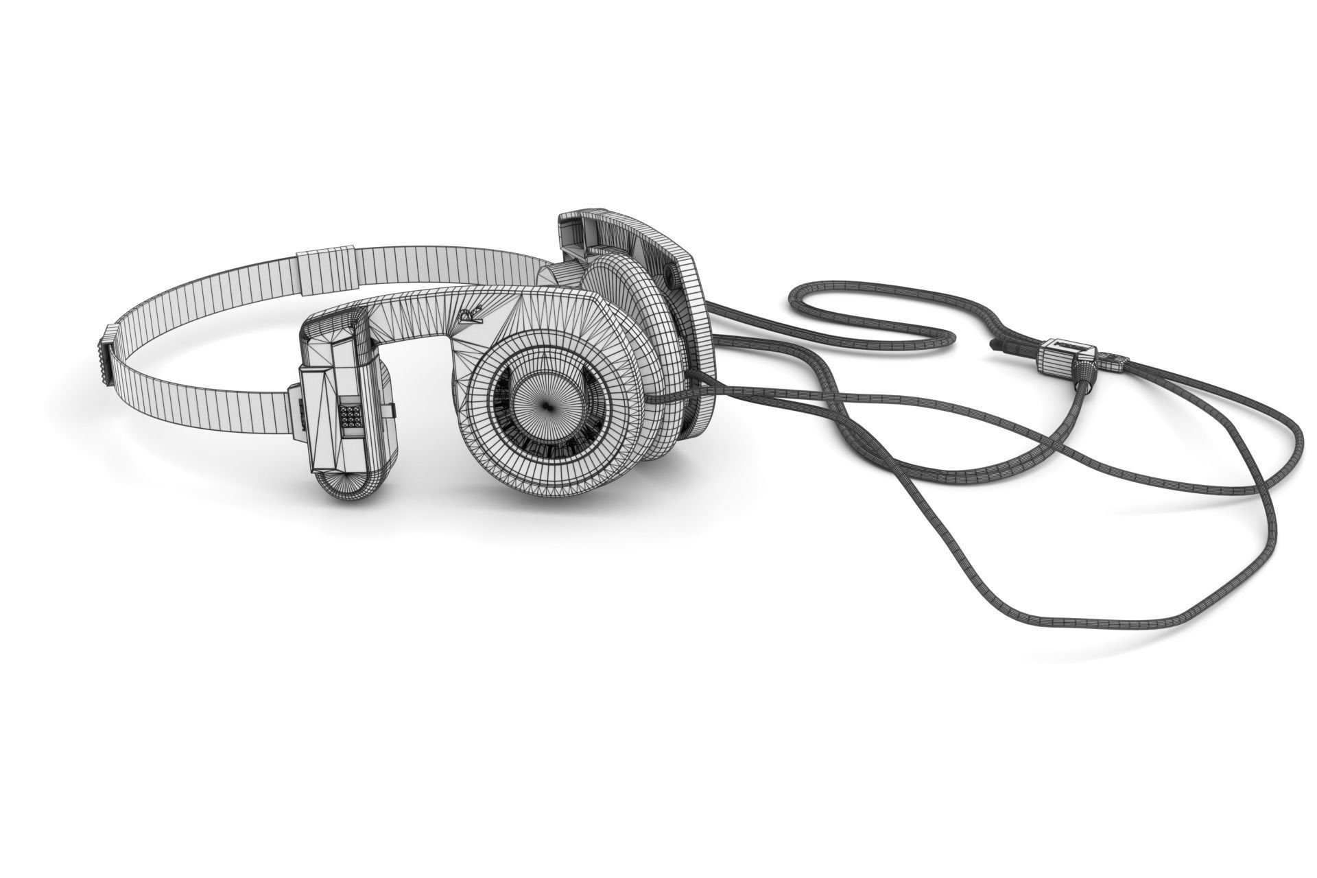 KOSS PortaPro headphones 3D model_17