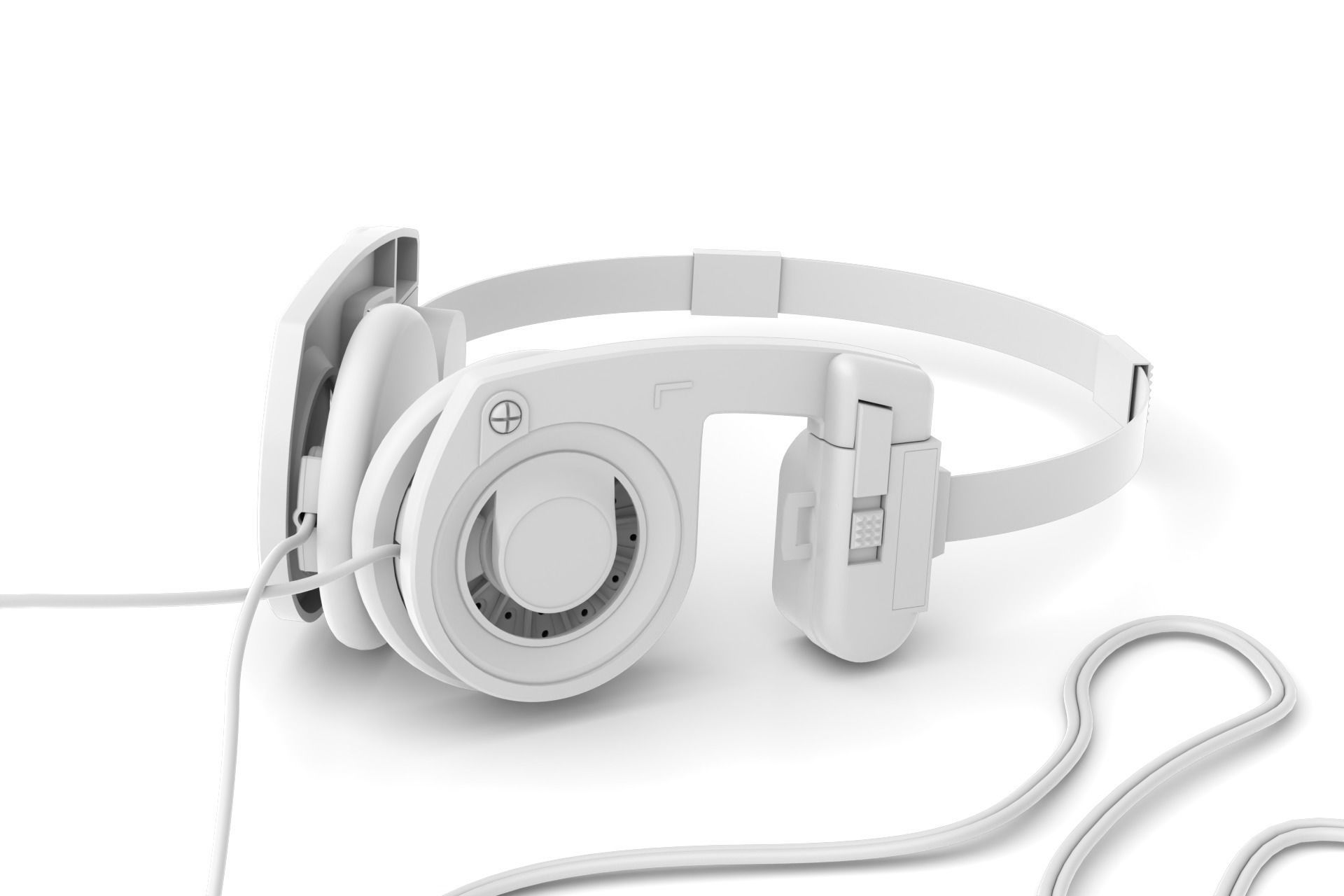 KOSS PortaPro headphones 3D model_11
