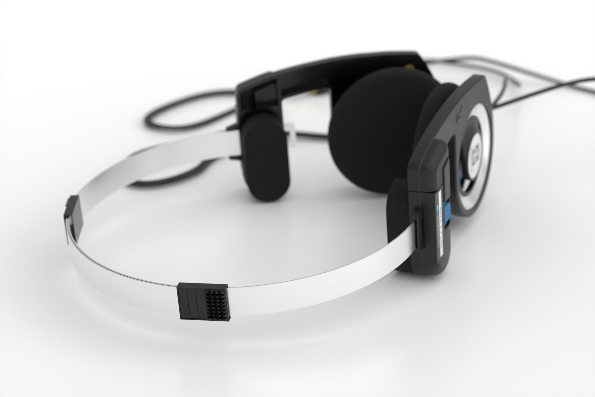 KOSS PortaPro headphones 3D model_2