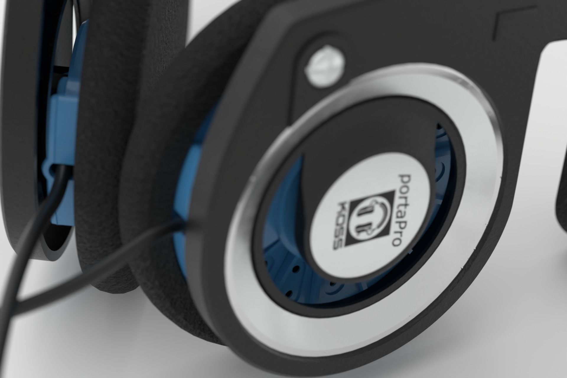 KOSS PortaPro headphones 3D model_5