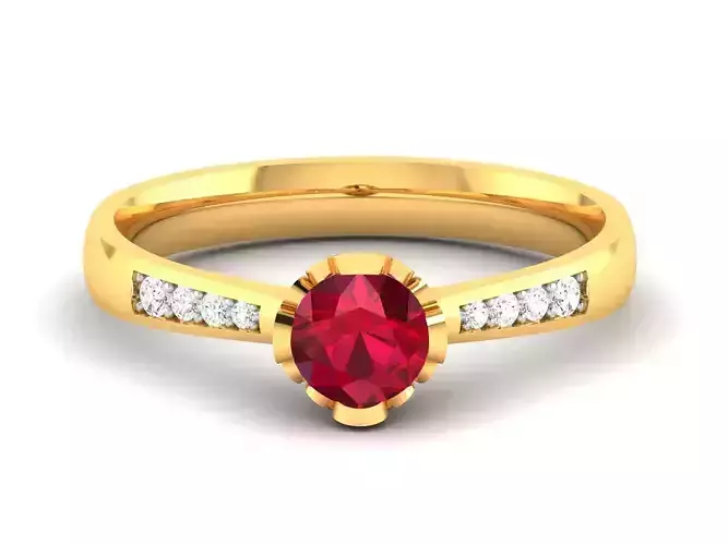 Solitaire Wedding Engagement Ring