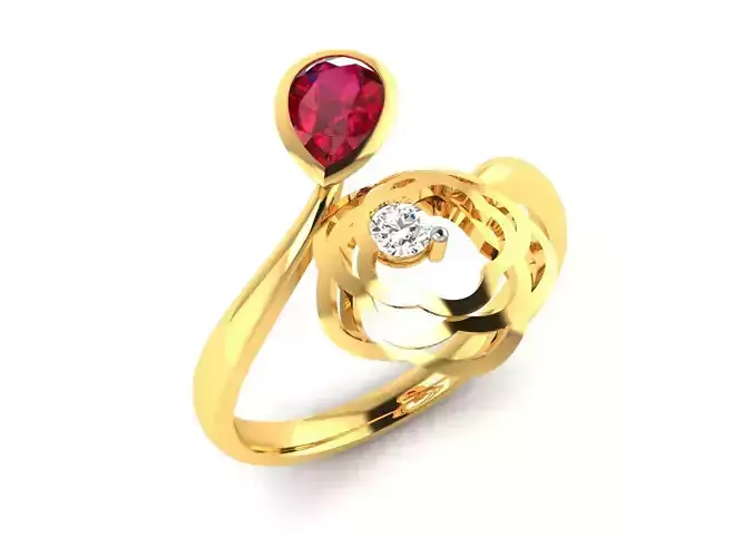 Solitaire Wedding Engagement Ring