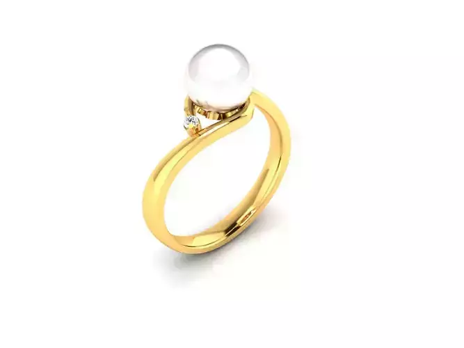 Solitaire Wedding Engagement Opal Stone Ring