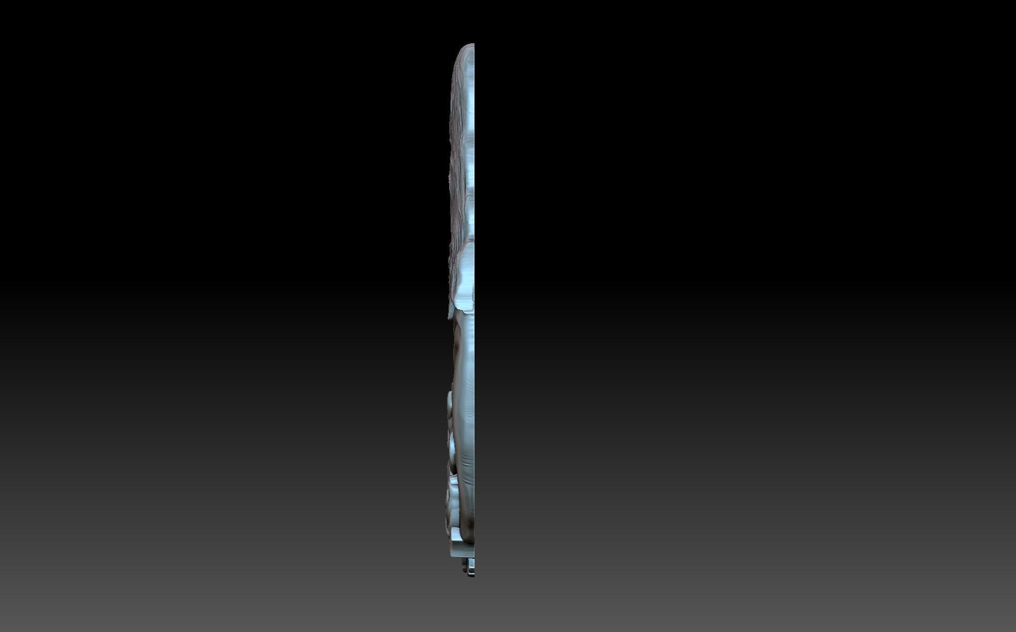 Jesus with flowers 3D print model_3