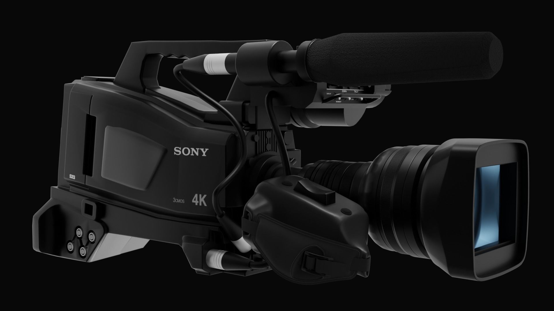 CAMERA PXW Z750 3D model_1