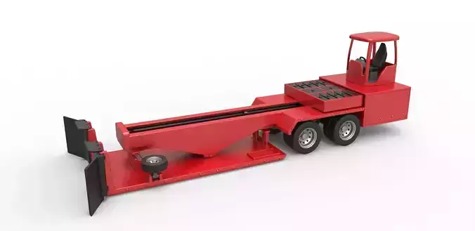Tractor pulling sled Scale 1 to 25 3D print model
