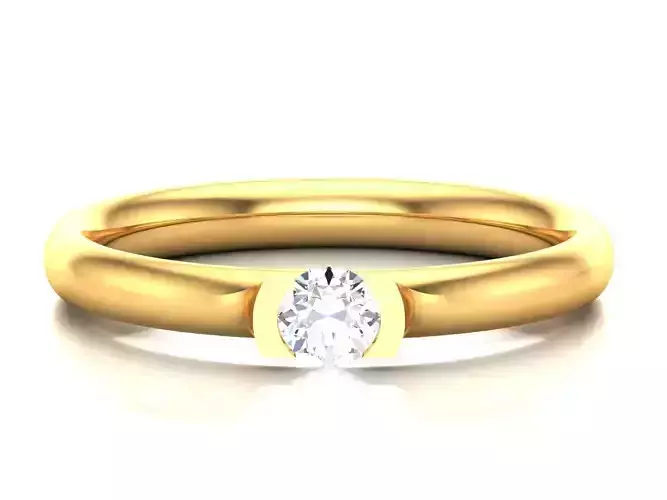 Solitaire Wedding Engagement Ring