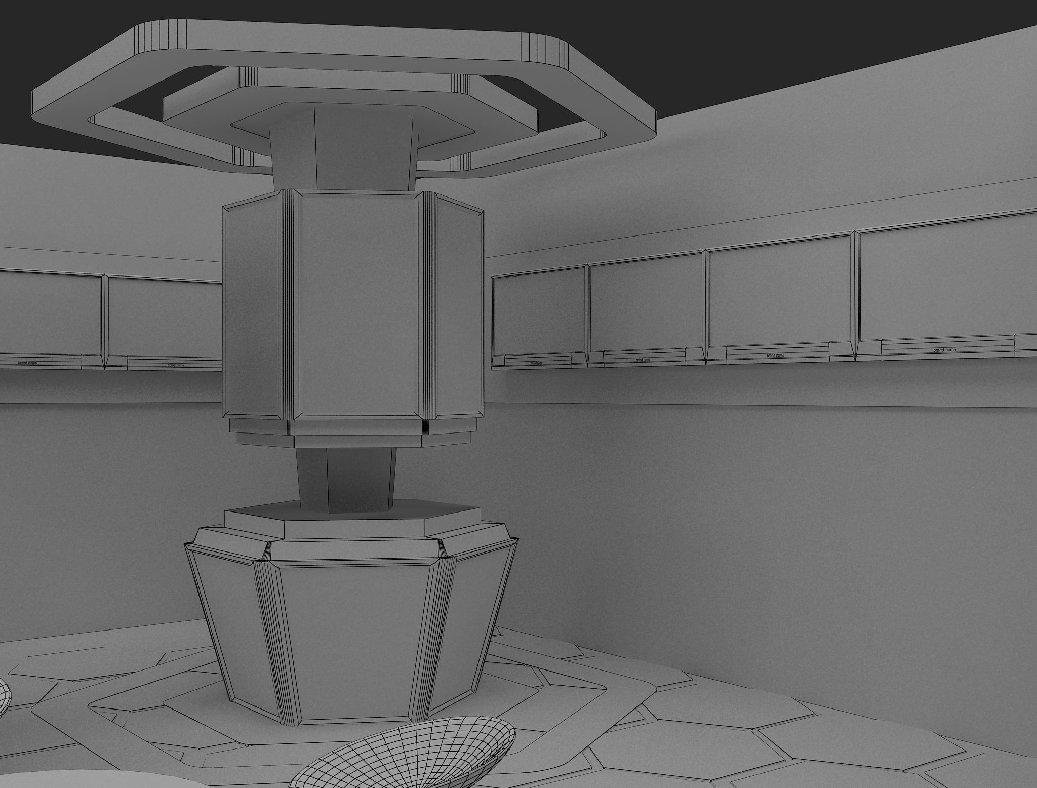  Booth Exhibition Stand a480b 3D model_27