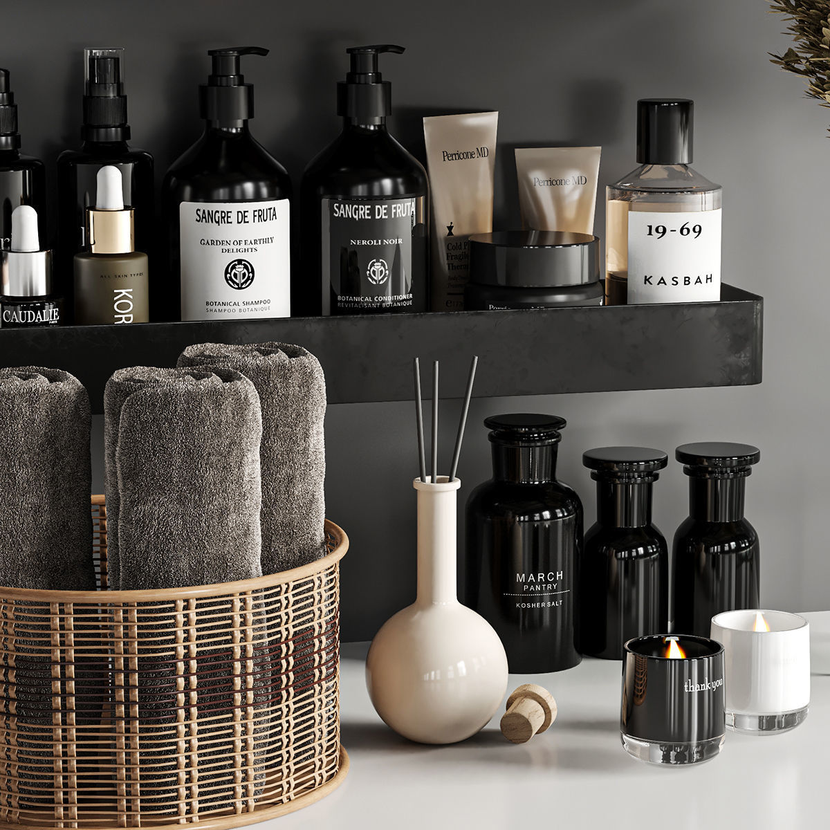 Bathroom accessories 3D model_4