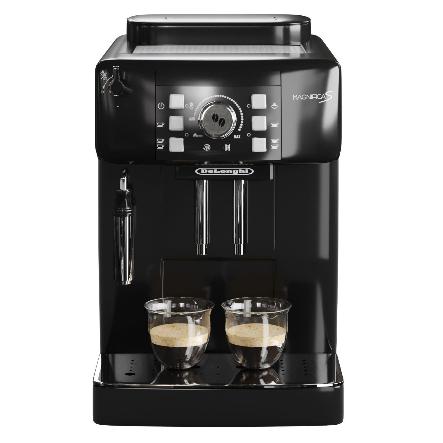 delonghi-espresso-machine-magnifica espresso machine with two... 3D model_2
