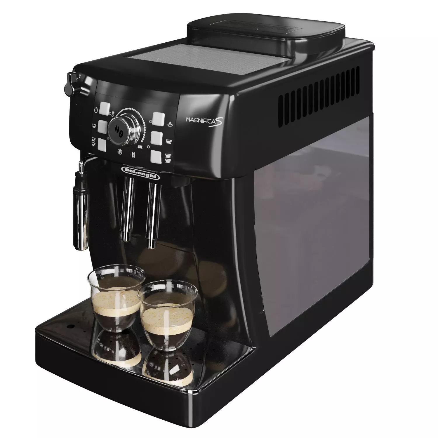 delonghi-espresso-machine-magnifica espresso machine with two... 3D model_0