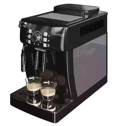 delonghi-espresso-machine-magnifica espresso machine with two... 3D model