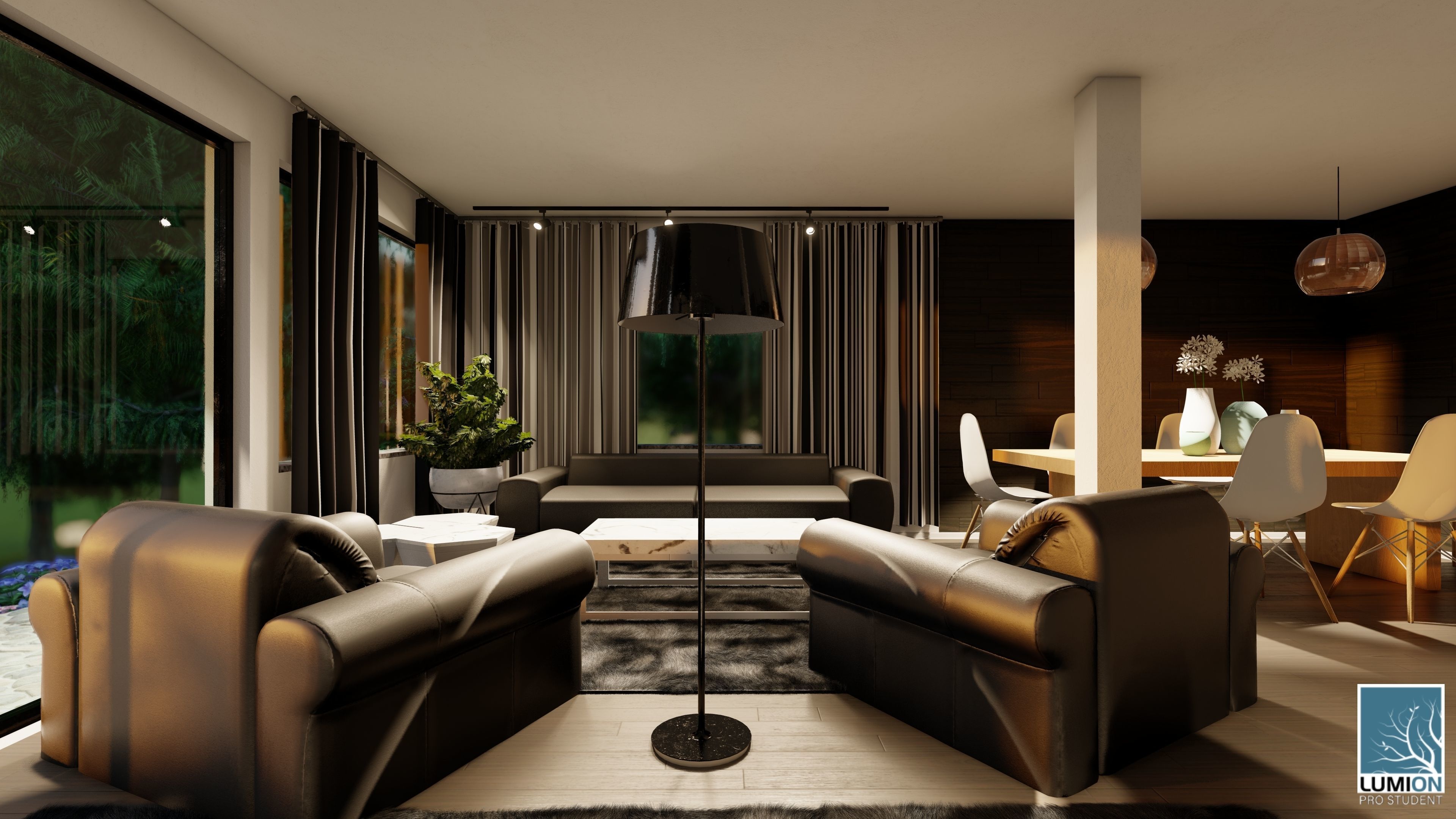 Modern House 002 3D model_8